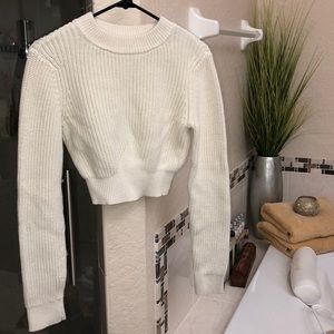 LA HEARTS CROP SWEATER